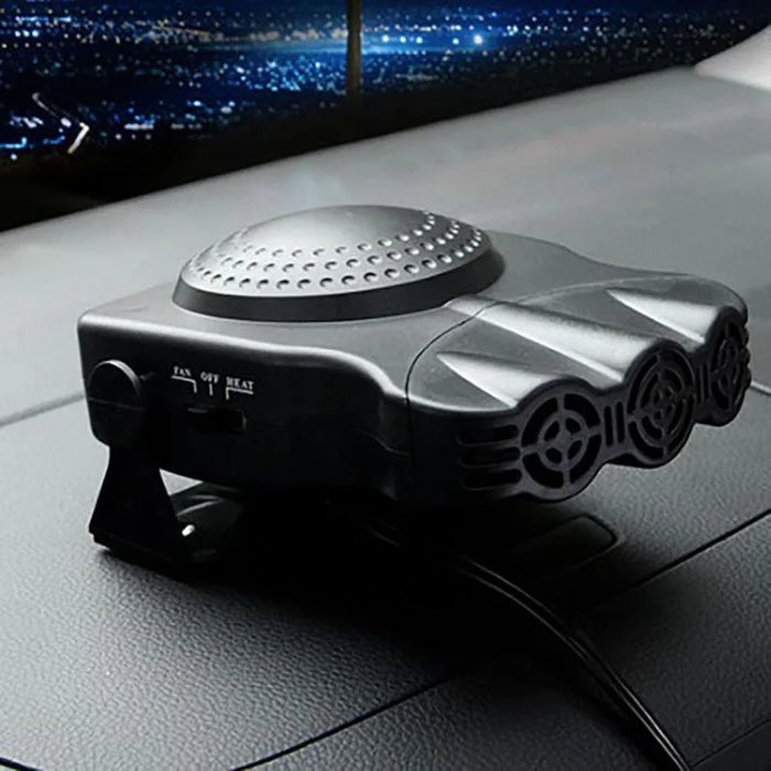 Car Heater 2 In 1 12V Portable Defroster Demister With Cigarette Lighter Winter 2025 Windshield Defog