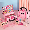 Princess Makeup Play Set for Kids - Safe, Non-Toxic Cosmetic Kit with Lipstick & Eye Shadow