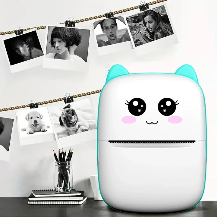 Mini Printer Thermal Ink-Free Portable Sticker Printer