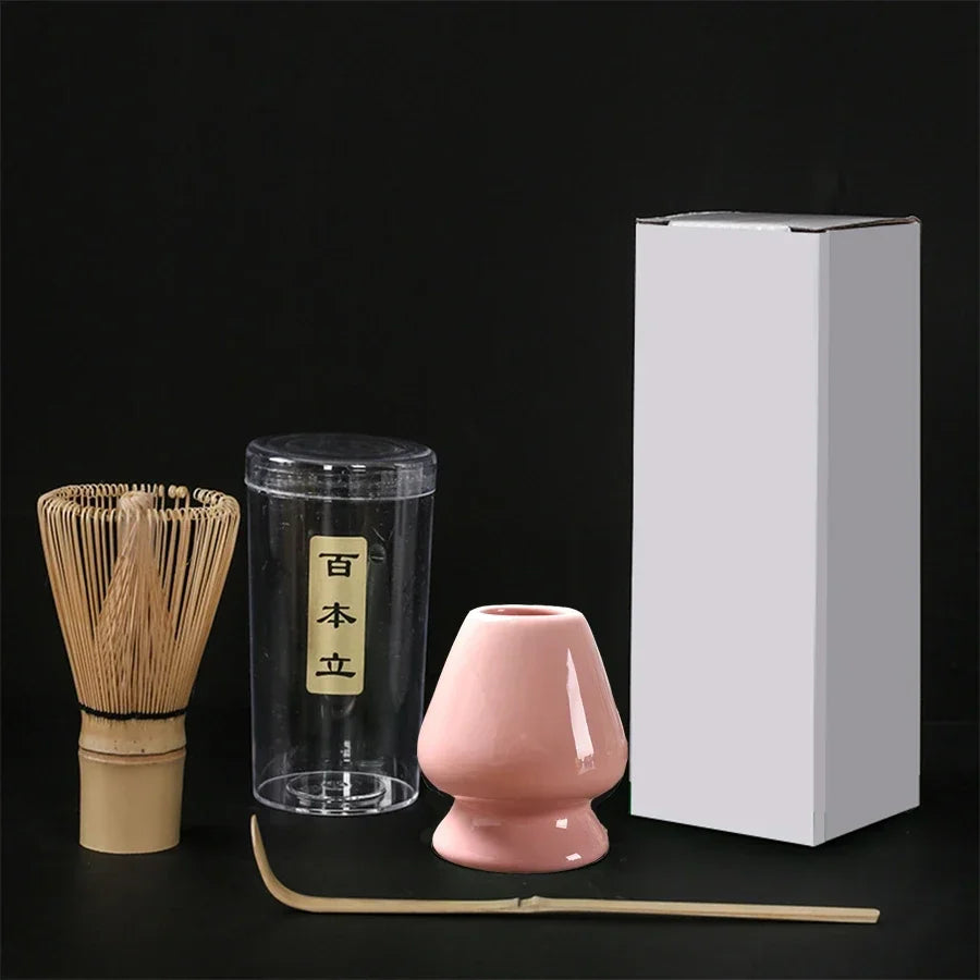 Matcha Bamboo Tea Set 3Pc Japanese Tea Tools Eco Friendly