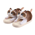 Soft women's cat slippers – cozy hugging cat design, plush, indoor use and home lounging
