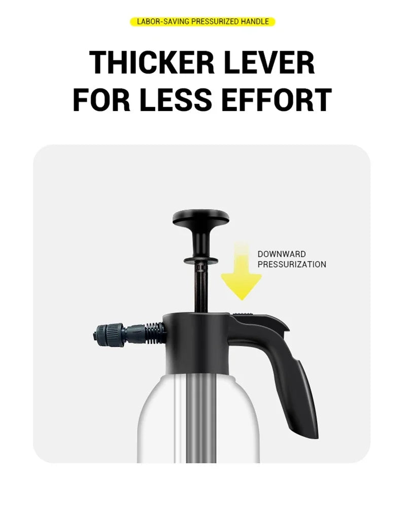Car Wash Foam Sprayer Bottle Manual Air Pressure Gun