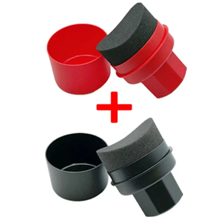 Car Wheel Polishing Sponge Brush Curved Tire Cleaner Contour Dressing Applicator 2 Pack Fall 2025 Gift