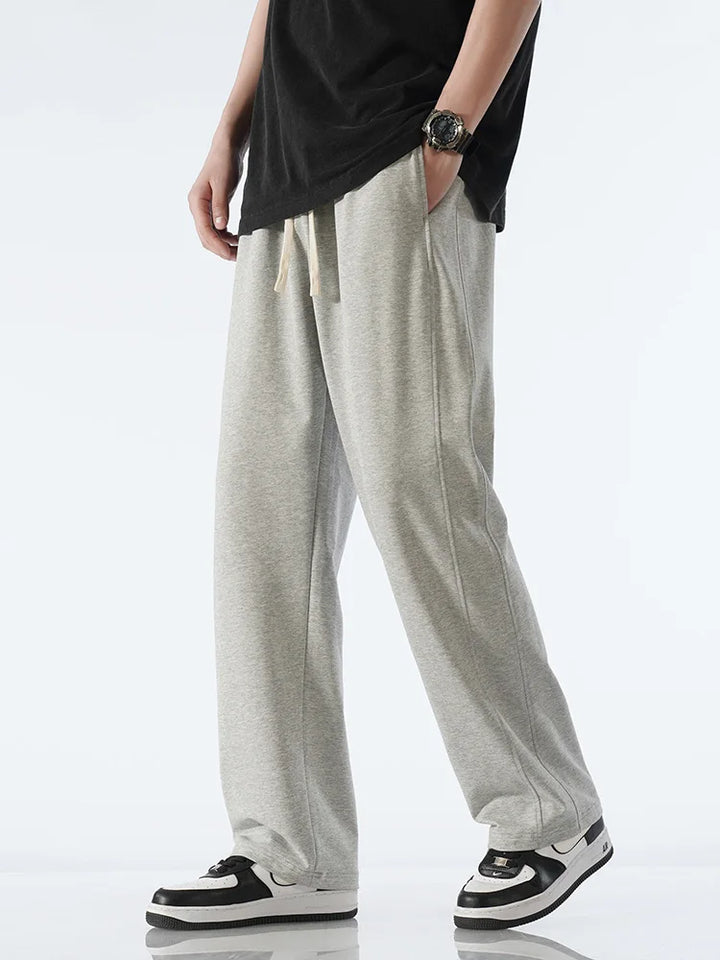Premium Cotton Joggers for Men and Women, Lightweight Breathable Track Trousers with Adjustable Fit, Casual and Sporty Style