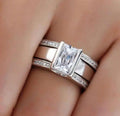 Rings Set Geometric Rhinestone Silver jewellery For Party Wear Fall 2026 Gift Idea