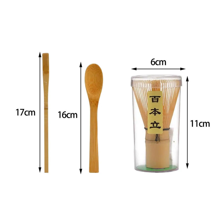 Bamboo Matcha Whisk Starter Kit Ceremonial Tea Eco Gift