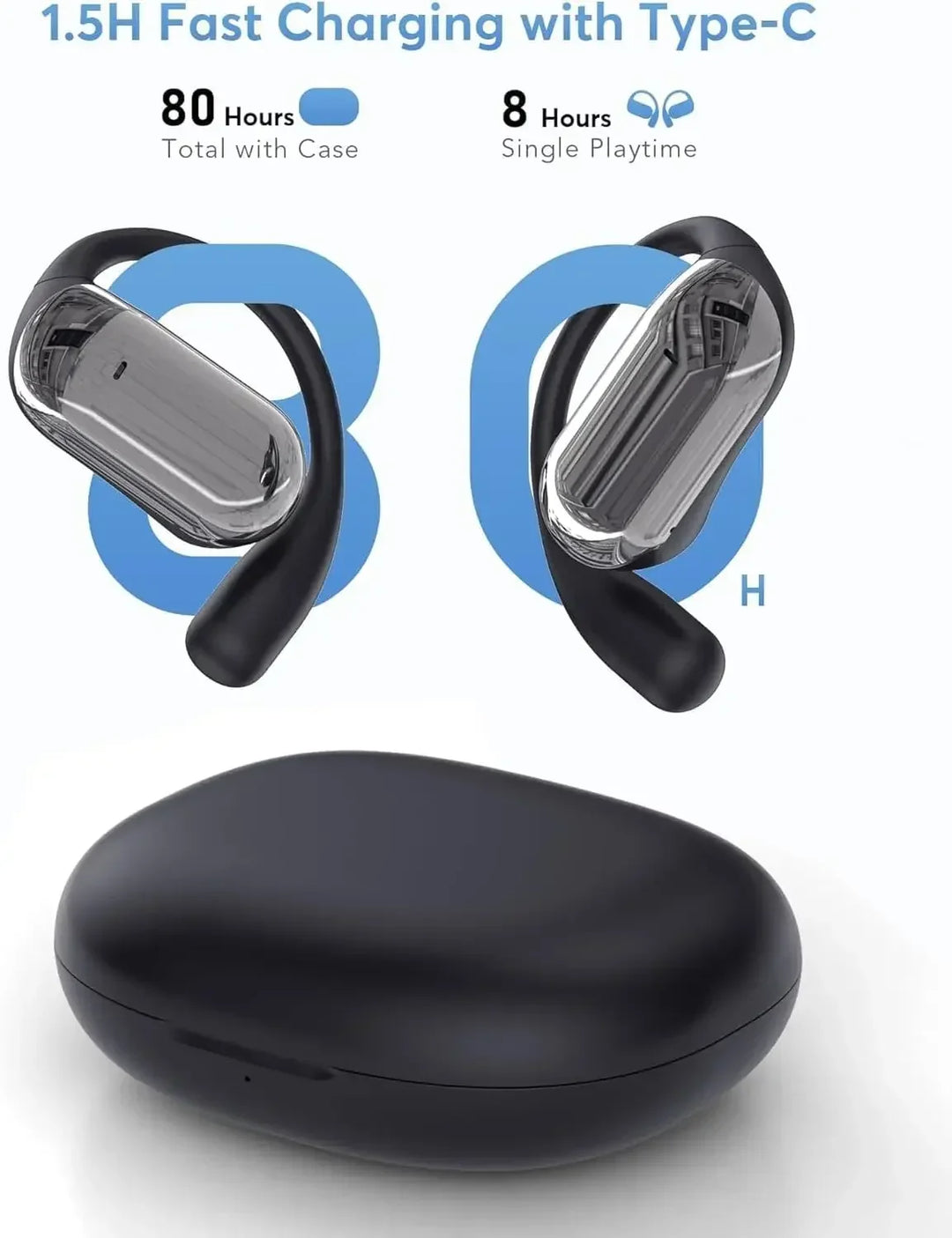 AI Real Time Translator Earbuds 144 Languages ANC Business