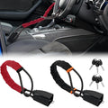 Universal Car Steering Wheel Lock with Seatbelt Buckle – 3-Key Anti-Theft Security Device 2026