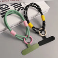 Universal Mobile Phone Lanyard with Anti-Loss Wrist Strap & Accessories - Stylish Two-Strand Design