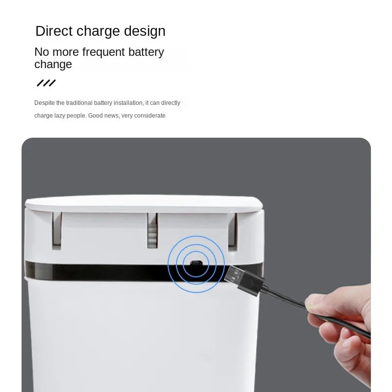 Smart Trash Can Automatic Sensor Bin Touchless Odor Control