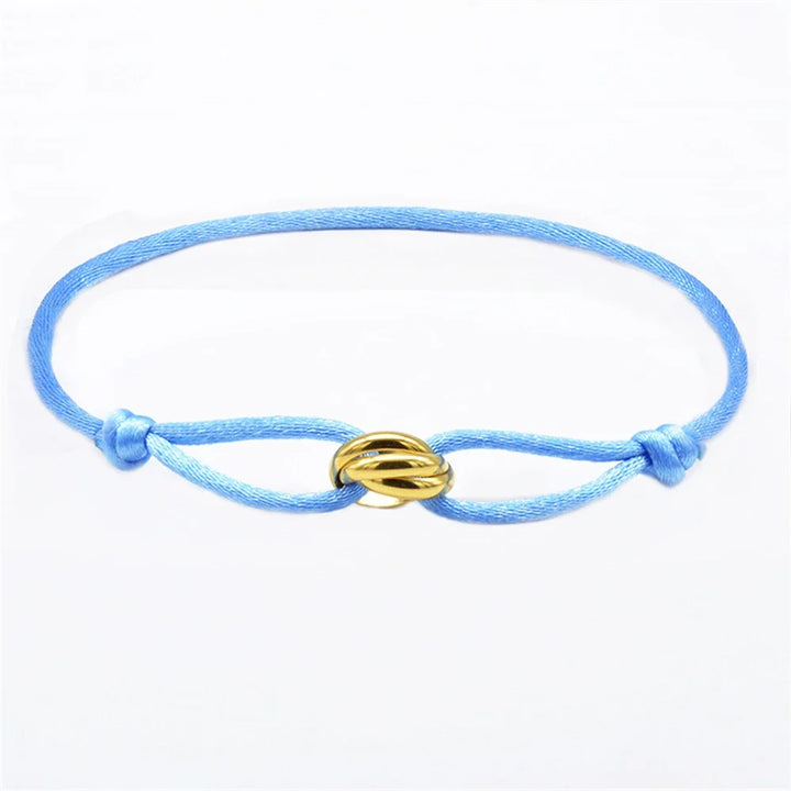 Bracelet Rope Chain Wrap Bracelet Adjustable Unisex jewellery 3 Metal Buckle Fall 2026 Trend Gift