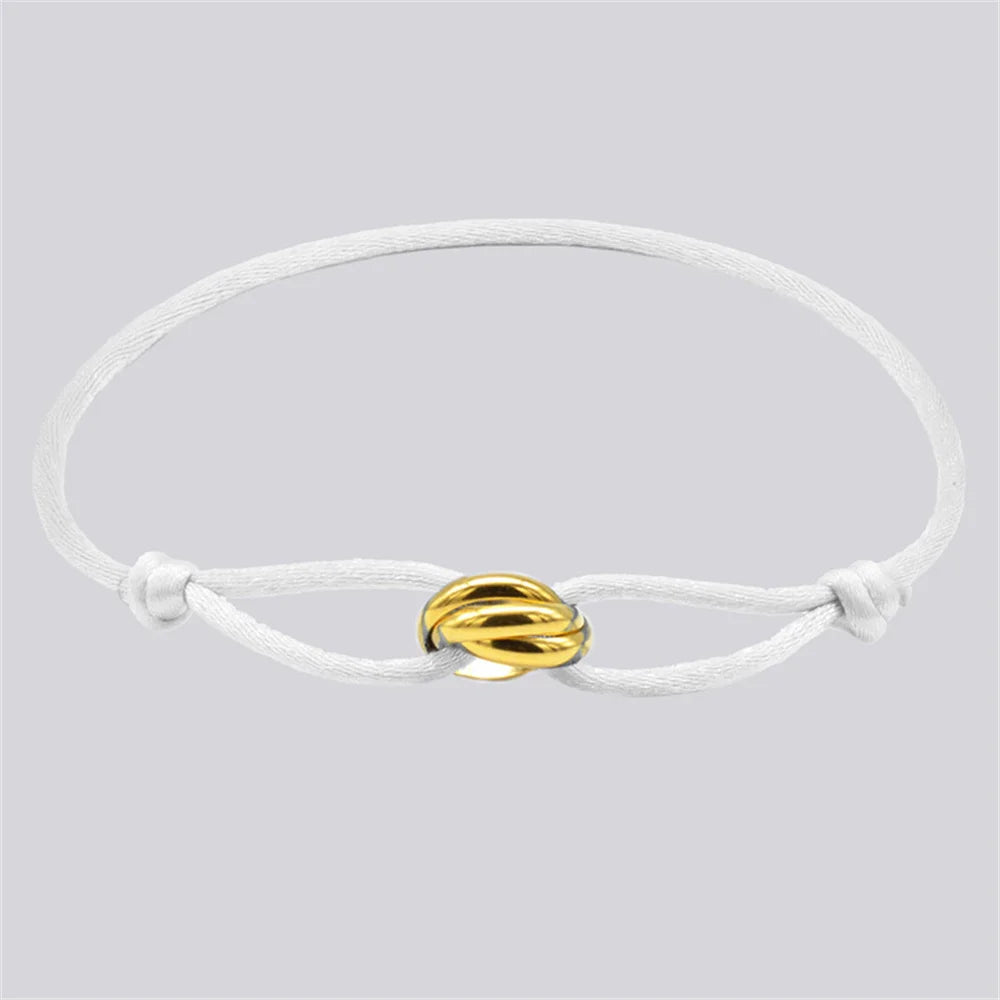 Bracelet Rope Chain Wrap Bracelet Adjustable Unisex jewellery 3 Metal Buckle Fall 2026 Trend Gift