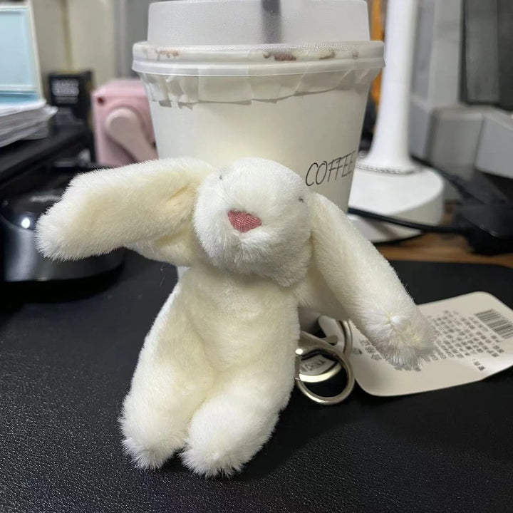 Rabbit Plush Keychain Cute Bunny Bag Charm Soft Gift