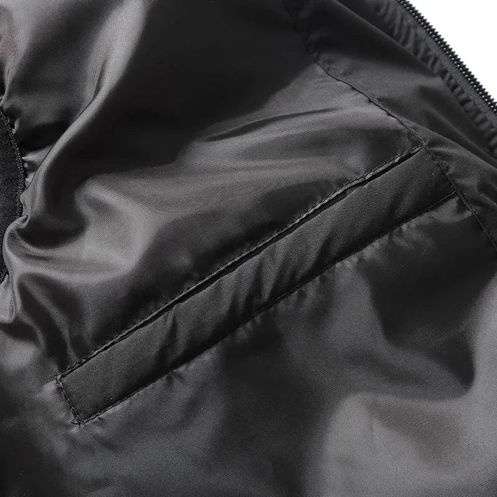 Insulating Men’s Puffer Vest - Hooded, Cotton, For Winter
