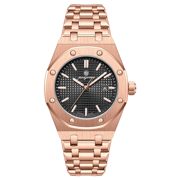 Quartz Stainless Steel Business Watch Waterproof Date