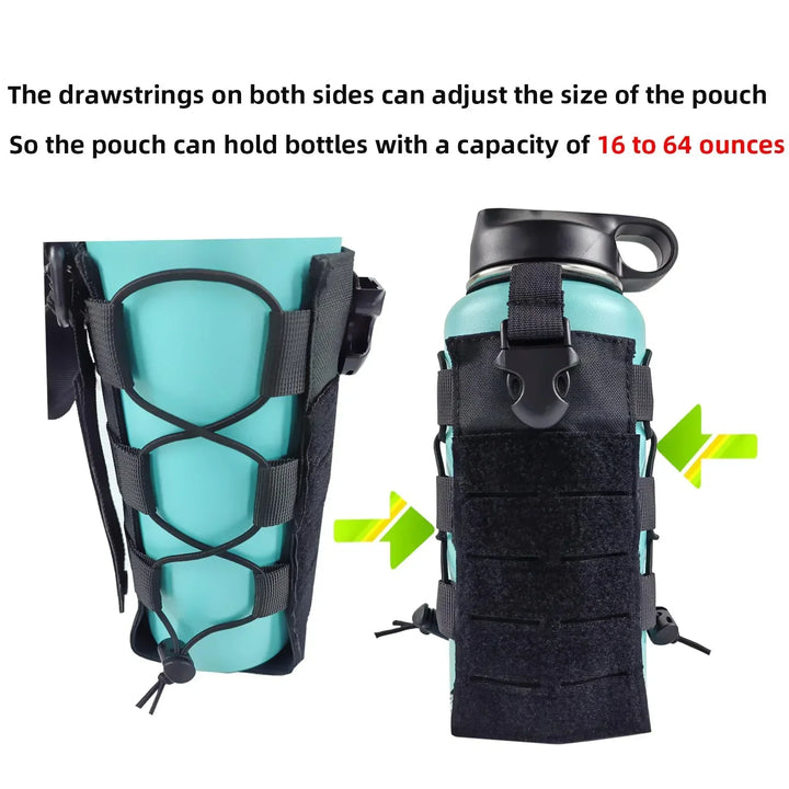 Molle Water Bottle Holder – Tactical Pouch for Outdoor Gear, Fall 2025 Trend, Durable 1000D Fabric