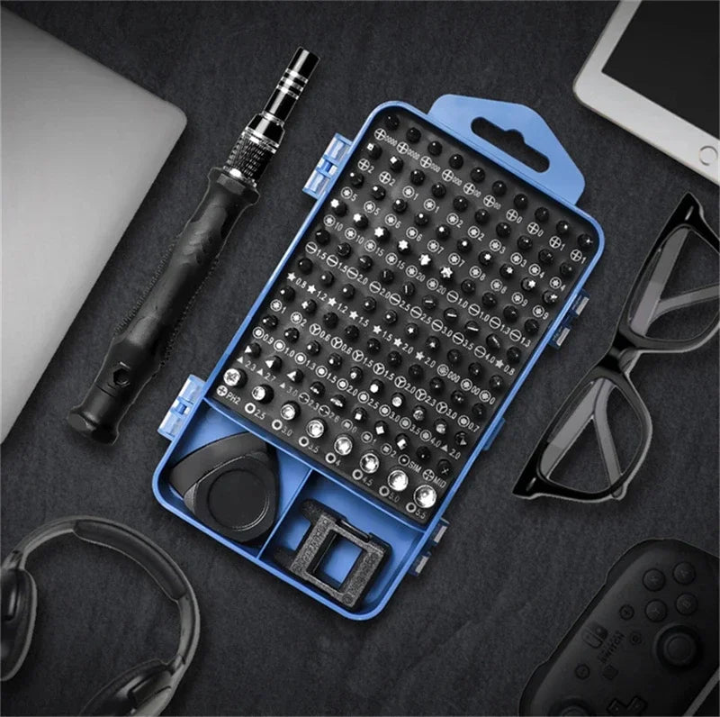 Electric Screwdriver Set 115/117-In-1 - Multifunction Tool Kit For Home PC And Phone Repair DIY Gift Idea