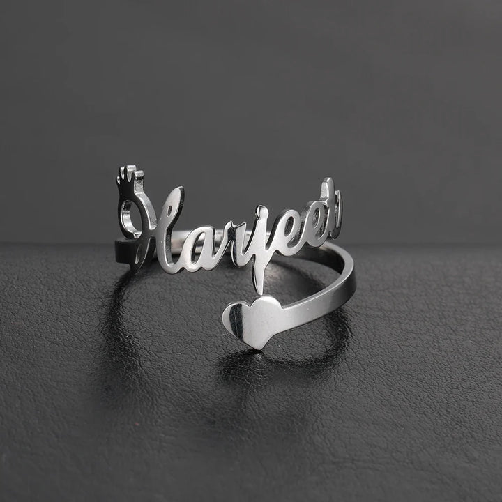 Name Ring Custom Double First Names jewellery For Couples Personalized Gift TikTok Viral Fall 2026