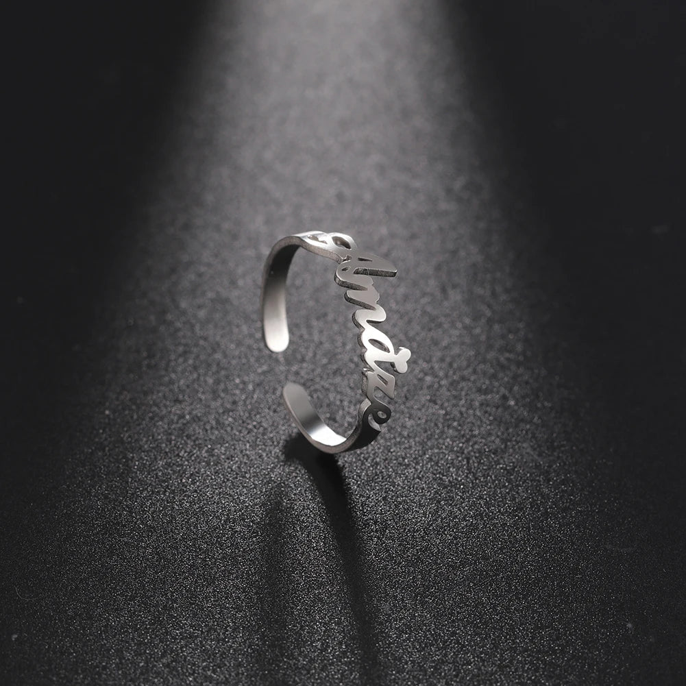 Name Ring Custom Double First Names jewellery For Couples Personalized Gift TikTok Viral Fall 2026