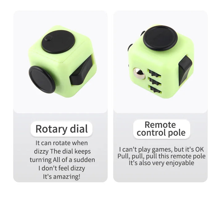 Fidget Cube Antistress Spinner Toy Sensory Stress Relief