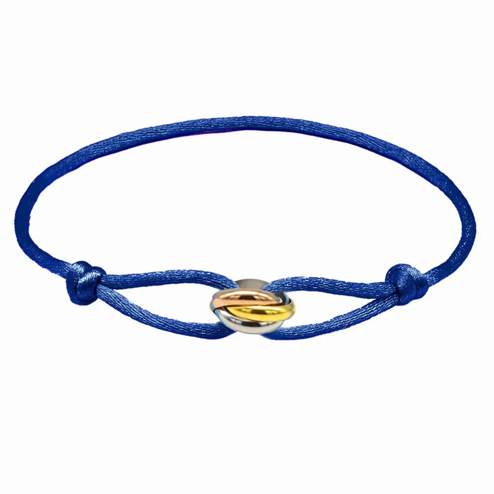 Bracelet Rope Chain Wrap Bracelet Adjustable Unisex jewellery 3 Metal Buckle Fall 2026 Trend Gift