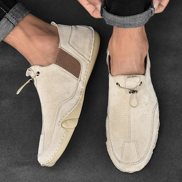Men's Black Penny Loafers, Real Leather Casual and Formal Shoes, Lightweight Comfort, Available in Multiple Sizes