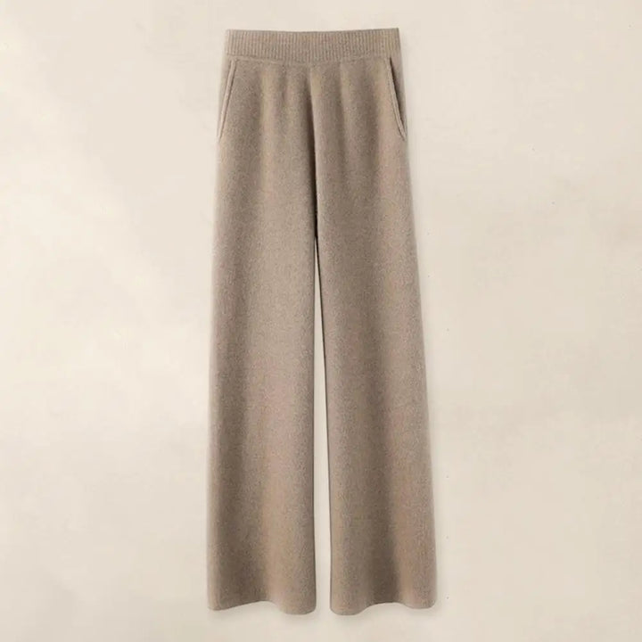 Drape High Waist Wide Leg Trousers For Women Casual Loose Fit, Autumn Winter Trousers