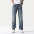 Oversized Men’s Wide Leg Jeans - Straight Lyocell, Casual