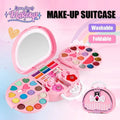 Kids Makeup Kit Washable Pretend Play Cosmetic Set With Mirror NonToxic Safe Gift Idea Back To School 2025