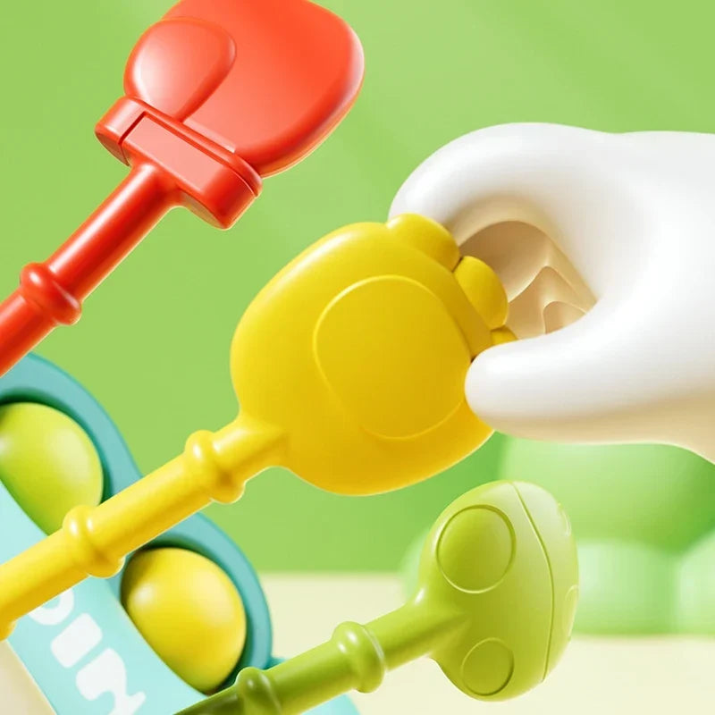 Montessori Dinosaur Pull Toy Newborn Sensory Toys Teether
