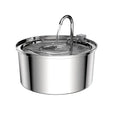 Stainless Steel Automatic Pet Water Fountain USB Mute Dog Cat Filter Bowl