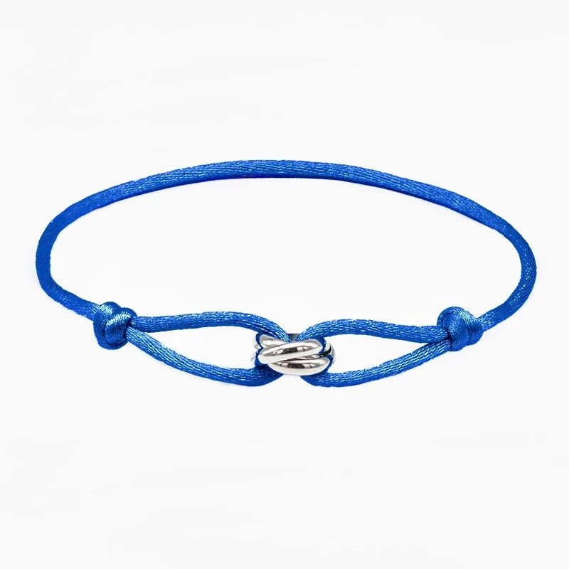 Bracelet Rope Chain Wrap Bracelet Adjustable Unisex jewellery 3 Metal Buckle Fall 2026 Trend Gift