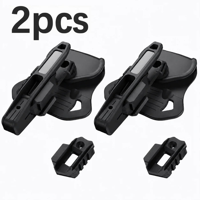 Nylon Pistol Belt Holster - Universal Fit for Double Stack 9mm Handguns, Airsoft and Outdoor Carry