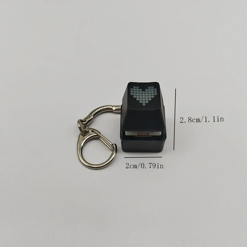 Mechanical Keyboard Keychain RGB Mini Tester Stress Toy