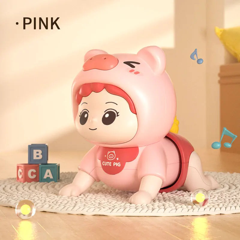 Baby Crawling Guide Toy Newborn Sensory Toys Music Aid