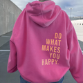Oversized Cozy Women's Hoodie - Relaxed Cut, Fleece, Casual