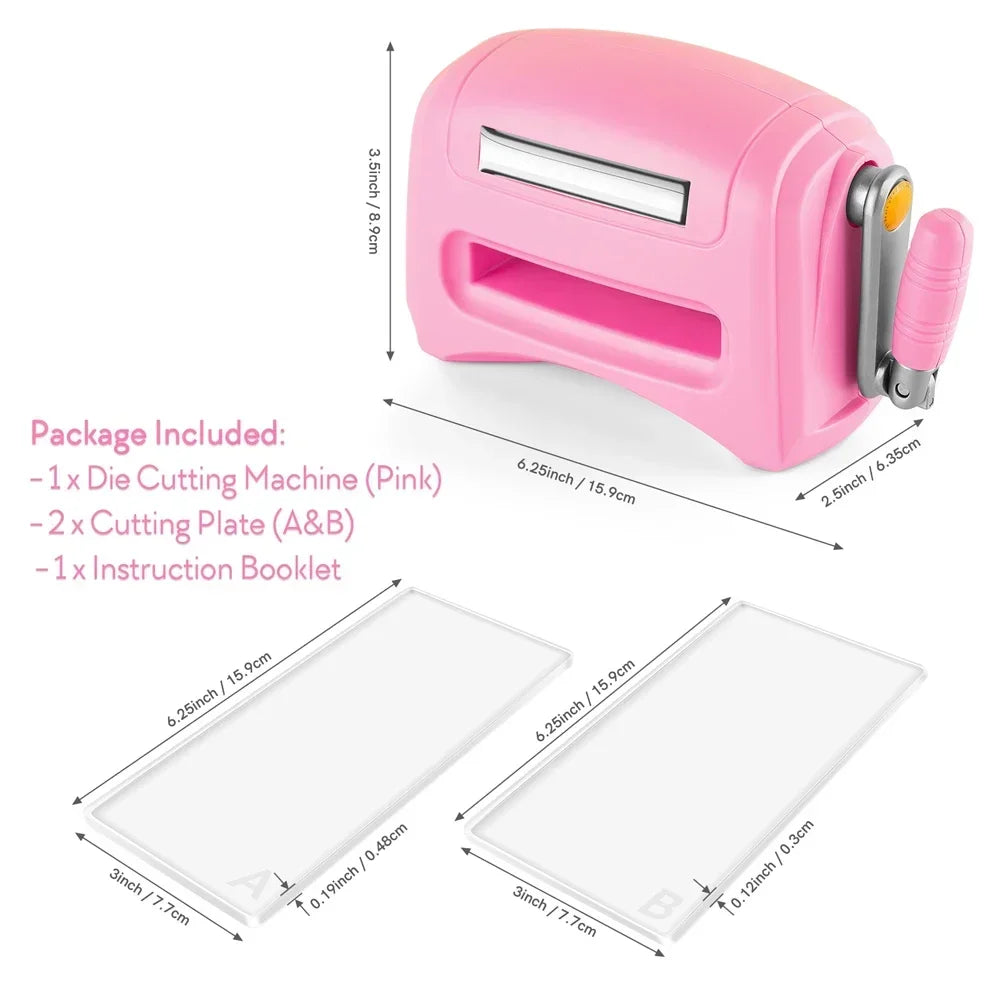 Die Cutting Machine Mini Manual Hand Crank Craft Tool