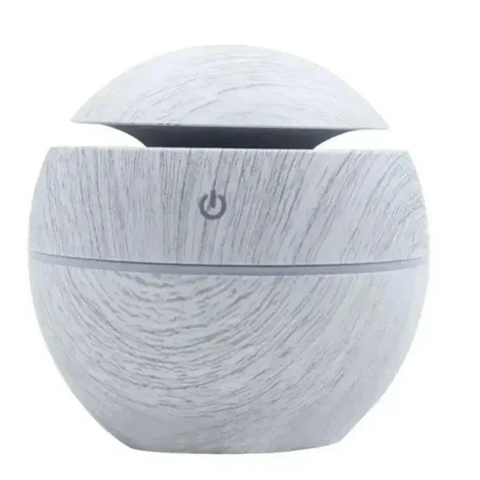 USB Ultrasonic Cool Mist Sprayer Aroma Diffuser Mini Wood Grain Humidifier for Home Use