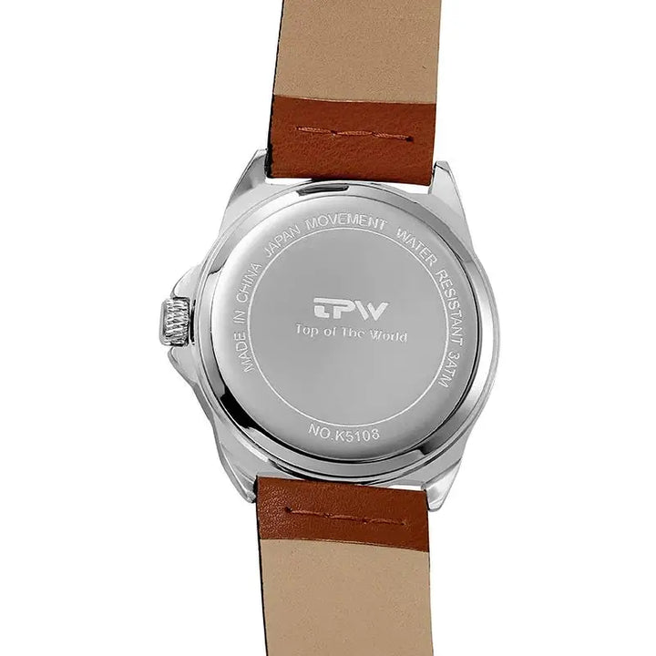 Rugged Field Watch 42mm Fabric Strap Military Analog 30M