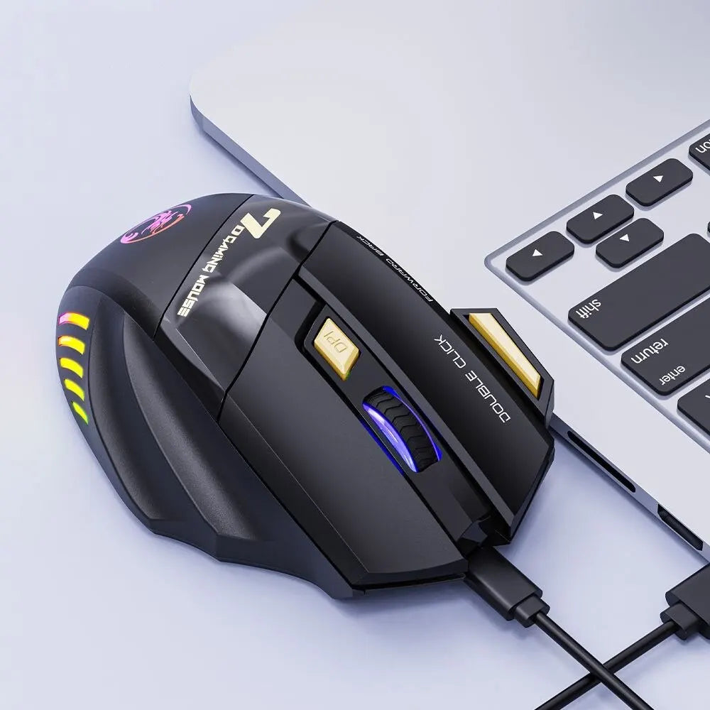 Wireless Gaming Mouse 3200DPI Dual Mode Rechargeable