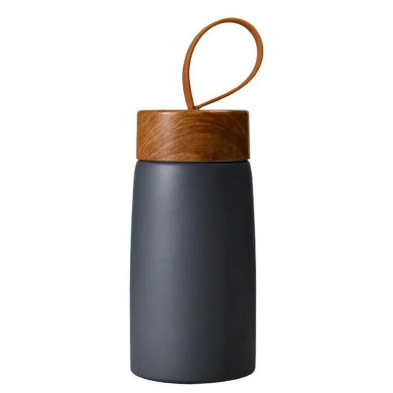 260ml Insulated Coffee Mug - 304 Stainless Steel Travel Tumbler, Portable Thermal Flask for Hot Drinks, Mini Water Bottle