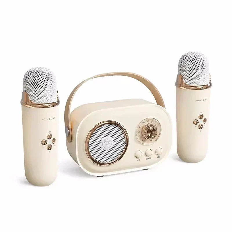 Karaoke Portable Bluetooth Speaker With Microphone Mini FM Radio Back To School 2025 Gift Idea