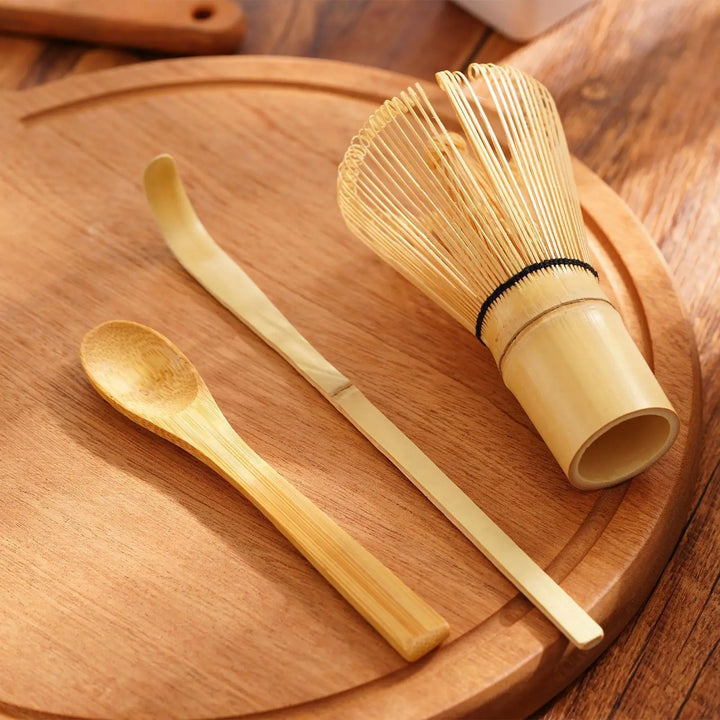Bamboo Matcha Whisk Starter Kit Ceremonial Tea Eco Gift