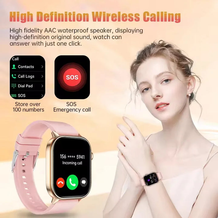 Smartwatch GPS 2.01 Inch AMOLED Display IP68 Waterproof Fitness Tracker for Active Living Fall 2025
