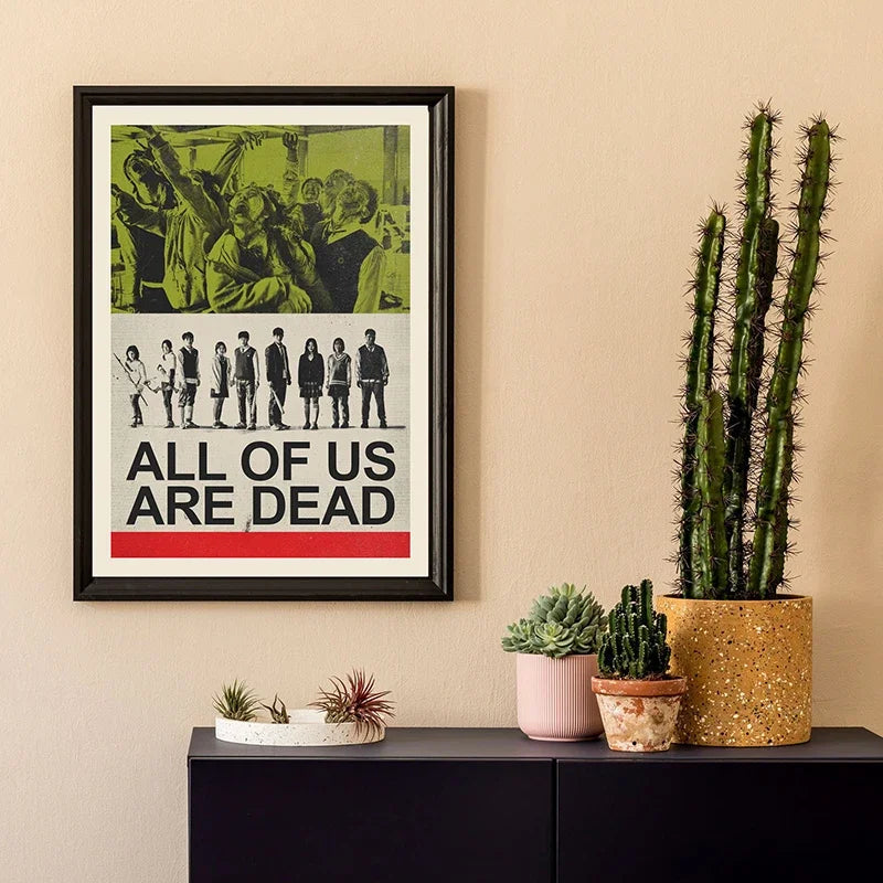 Retro Movie Poster Canvas Collage Mid Century Wall Art