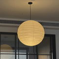 Japandi Wabi Sabi Round Pendant Light E27 LED Hanging Cozy Lamp