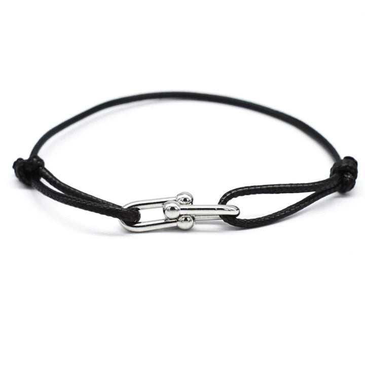 Bracelet Rope Chain Wrap Bracelet Adjustable Unisex jewellery 3 Metal Buckle Fall 2026 Trend Gift