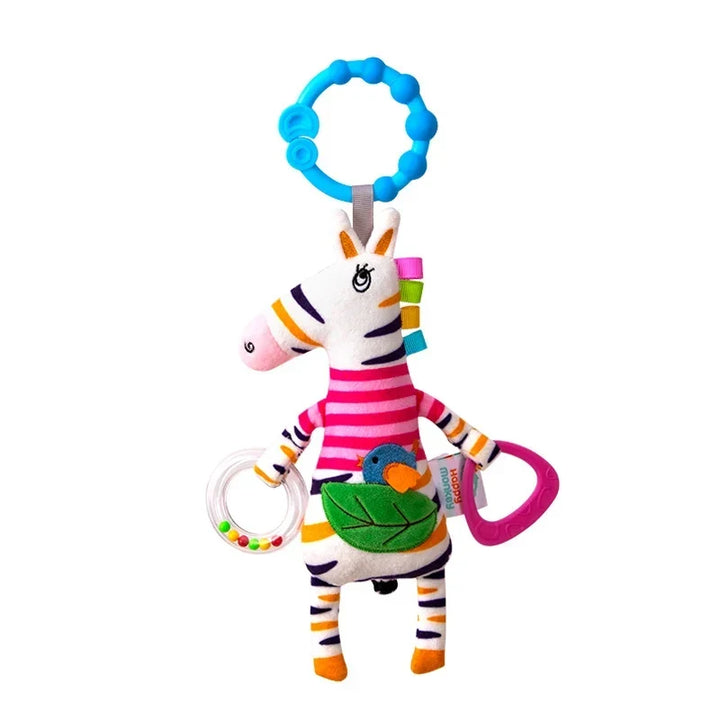 Giraffe Spiral Crib Toy Newborn Sensory Toys Rattle