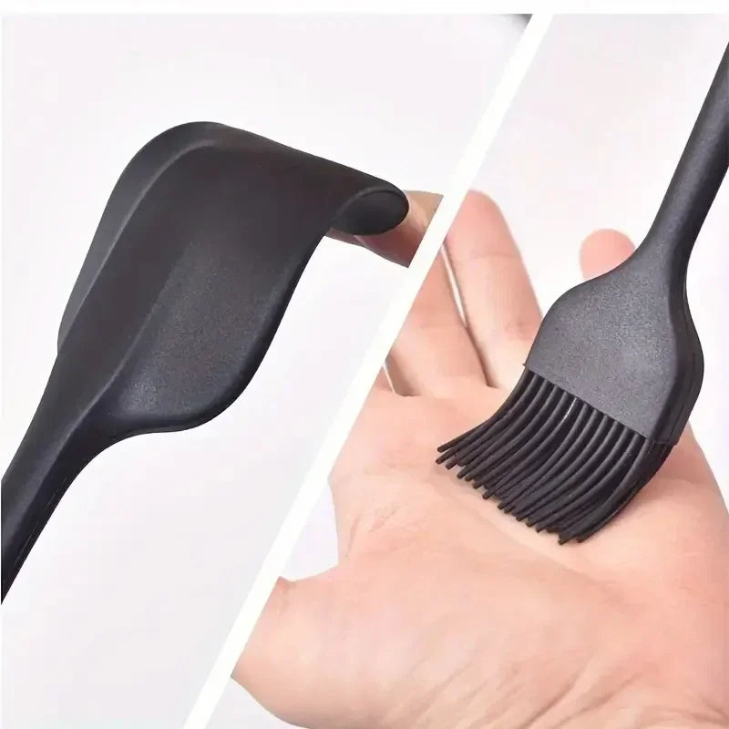 6 Pieces Silicone Spatula Set Non Stick Heat Resistant Tools for Cooking Baking Mixing