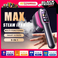 Garment Steamer Portable Mini Handheld 5 In 1 Fast Heating Clothes Press For Travel And Home Use Back To School 2025